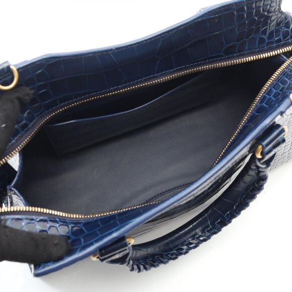 Balenciaga Handbag Neo Classic City Small 638521 Navy Leather Neo Classic City - Picture 3 of 6